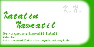 katalin nawratil business card